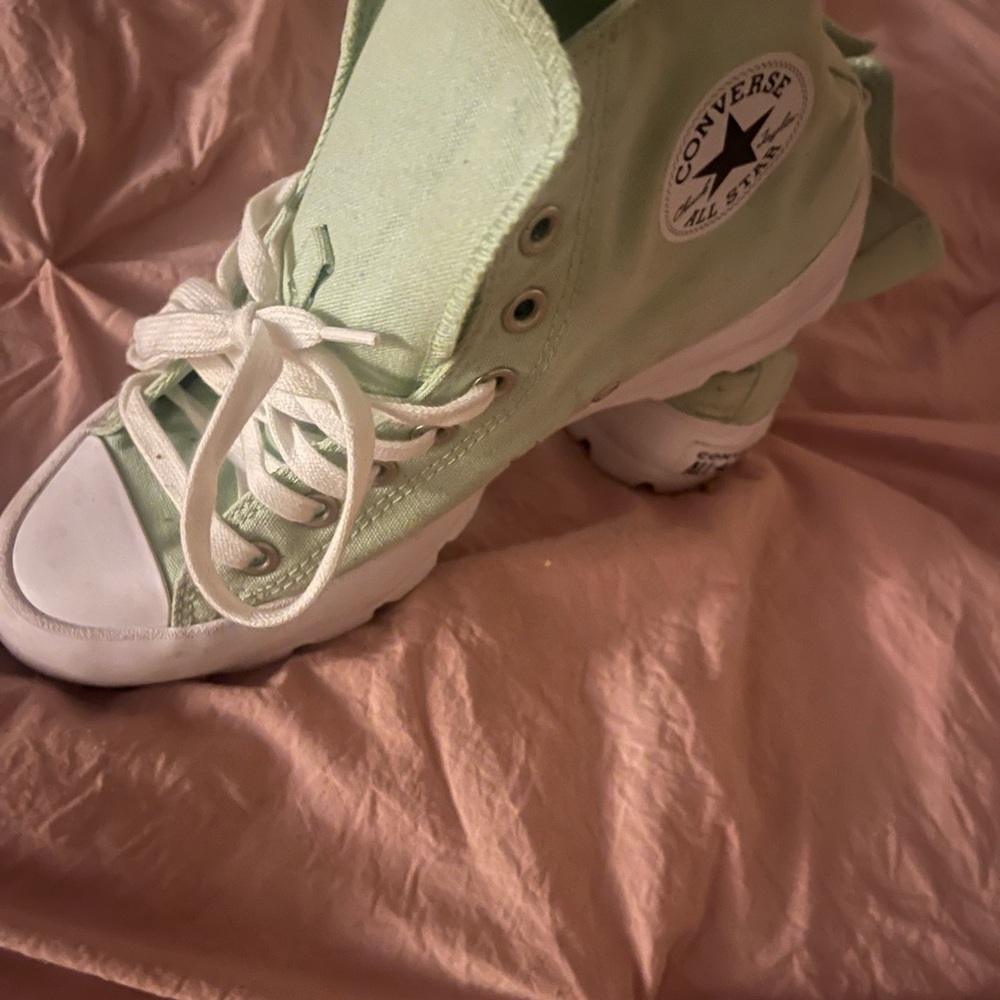 Converse Women's Mint Green High-Tops